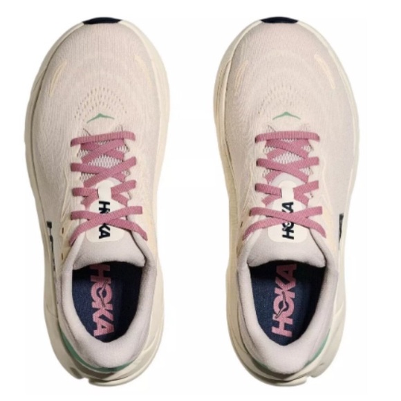 Hoka W Arahi 8 Women's Cream and Pink Athletic Shoes - Picture 6 of 11